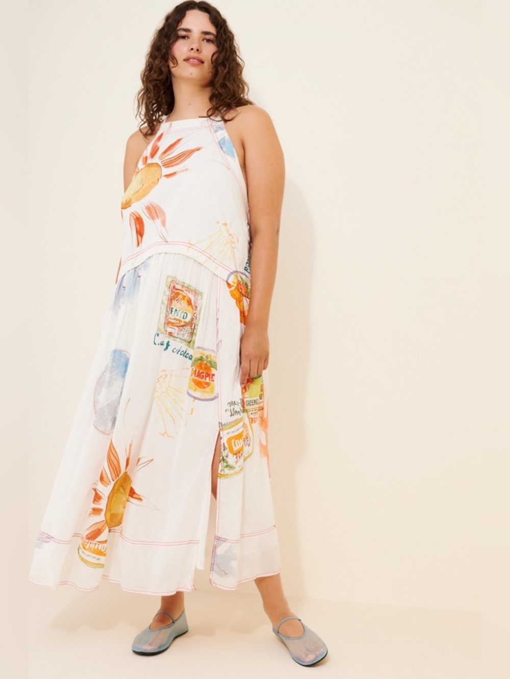 Sleeveless Twofer Midi Dress
Pilcro by Anthropologie